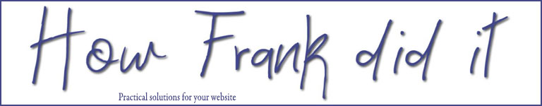 How Frank Did It